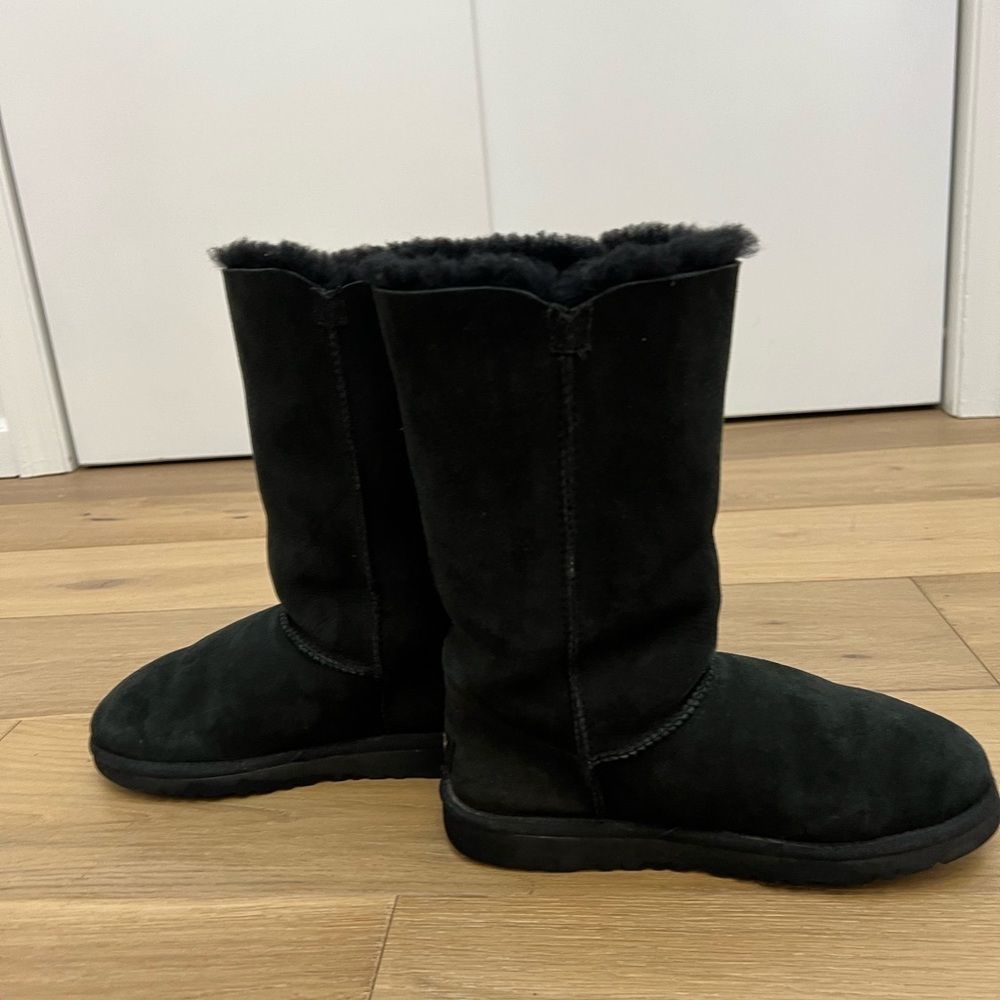 Black Ugg Three Button Wrap Boots - image 2